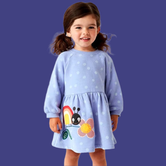 Curiosity Cottage Ladybug Lane Dress - Curiosity Cottage