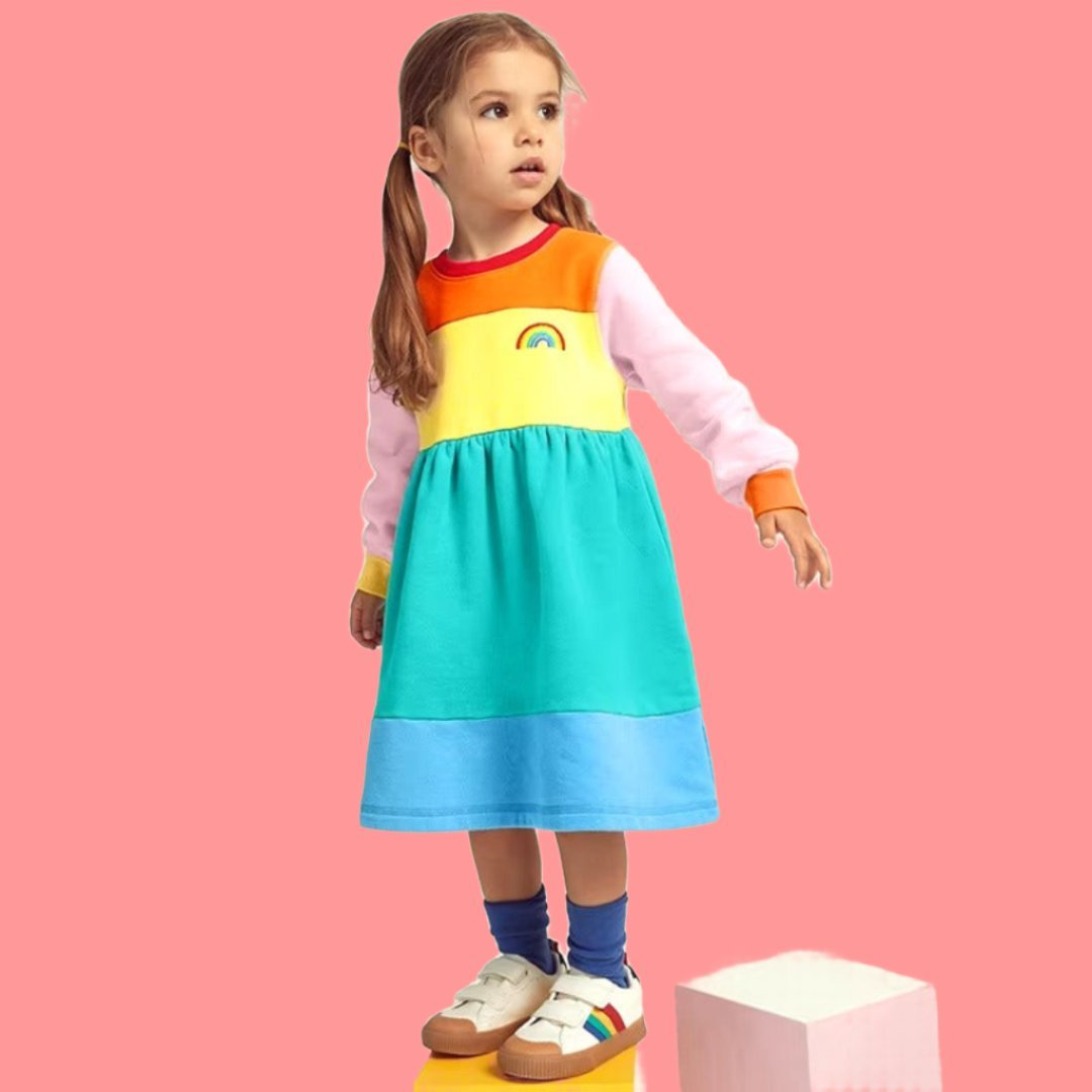 Curiosity Cottage Rainbow Celebration Dress - Curiosity Cottage