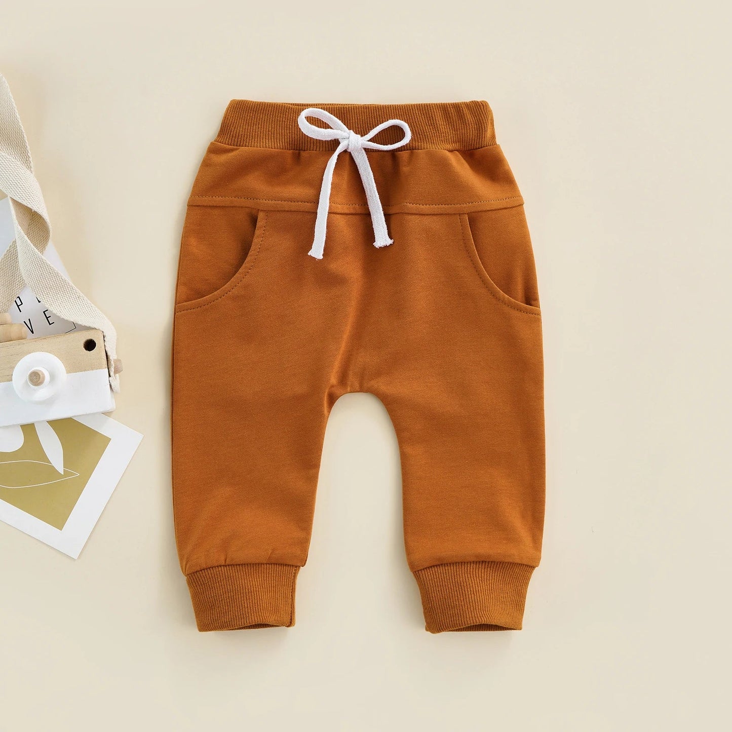 Easy Breezy Playtime: Adjustable Drawstring Pants for Babies & Toddlers - Curiosity Cottage