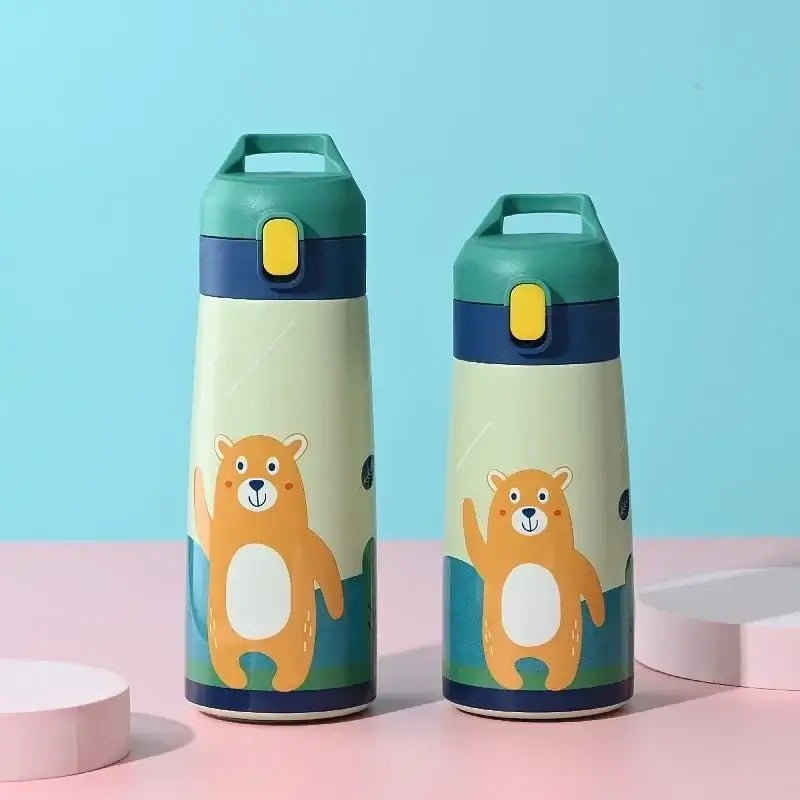 Milo's Mini Cooler: Spill - Proof Thermos with Animal Friends - Curiosity Cottage