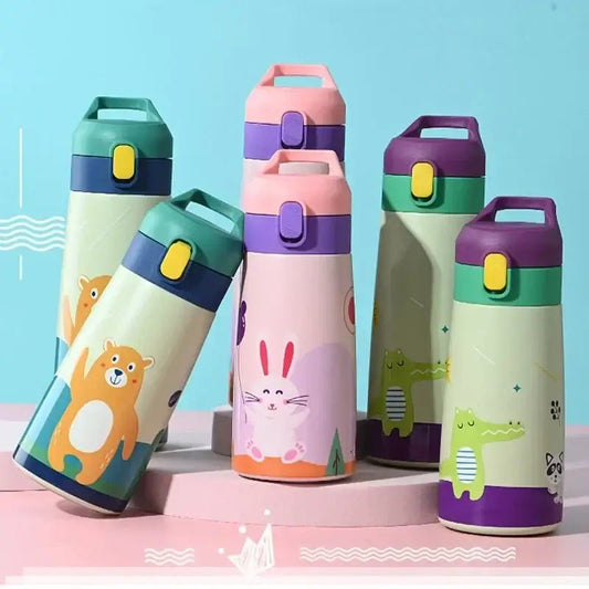 Milo's Mini Cooler: Spill - Proof Thermos with Animal Friends - Curiosity Cottage